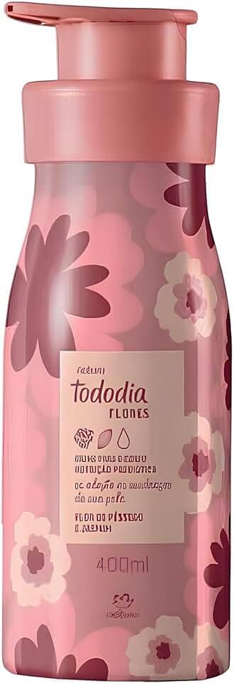 Creme Hidratante Corporal Tododia Flor de Pêssego e Jasmin 400ml