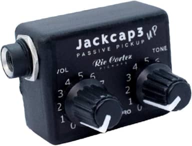 Jackcap 3 UP Captador de Contato para Violino Violão Cavaco Cello c/Volume e Tone