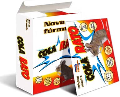 Cola Rato Tapete Adesiva Com 6 Unidades Pega Pragas