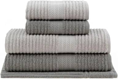 Jogo de toalhas Buddemeyer Doris Banho Cinza Claro/Cinza 5 peças