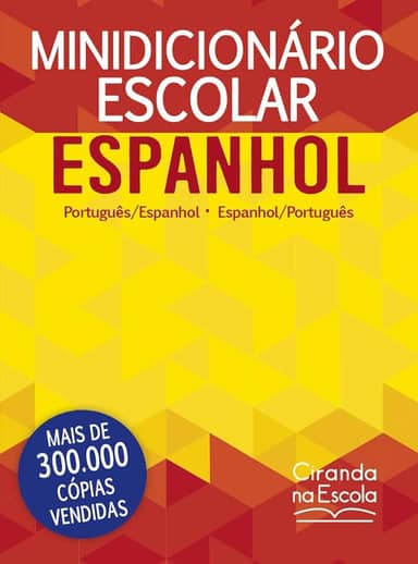 Ciranda Cultural Minidicionário escolar Espanhol (papel off-set): Português - Espanhol, Laranja