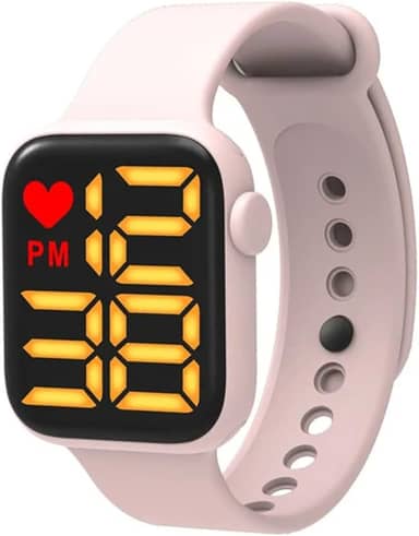 Relogio Digital Infantil Led Menino Menina Masculino Feminino Criança De Pulso