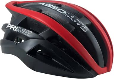 Capacete Ciclismo Absolute Prime-pretovermelho-58-61 cm