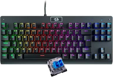Teclado Mecânico Gamer Redragon Dark Avenger, RGB, Switch Outemu , ABNT2 - K568RGB-2, PRETO, UNICO