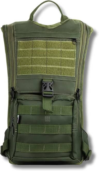 Mochila Térmica de Hidratação 3L com Sistema de Ventilação Mesh, Ripstop Resinado, Espaço para Acessórios, Manta Térmica Removível, Ajustes de Peito e Abdominal