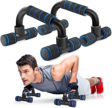 Suporte Flexão De Braço Fixo Barra Apoio Push Up Fit Pilates