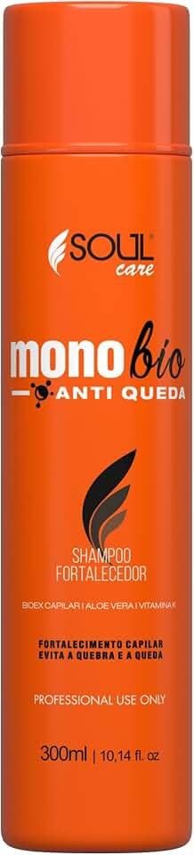 Shampoo Antiqueda e Crescimento Capilar Soul Care: 300ml – com Biotina, Queratina e Óleo de Rícino