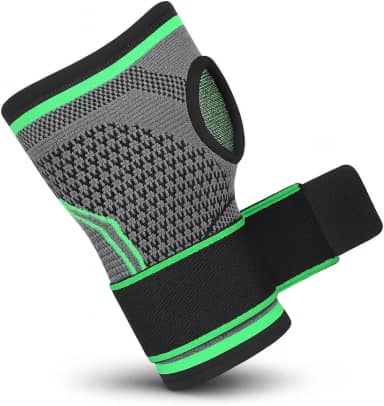 Munhequeira Ortopédica de Compressão Ajustável de Uso Bilateral – Alívio, Prevenção e Suporte para Treinos e Dia a Dia