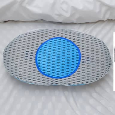 Travesseiro Apoio Lombar Borboleta, Almofada Ortopédica para Costas, Fibra de Poliéster, 42x22x10cm, com Apoio Removível