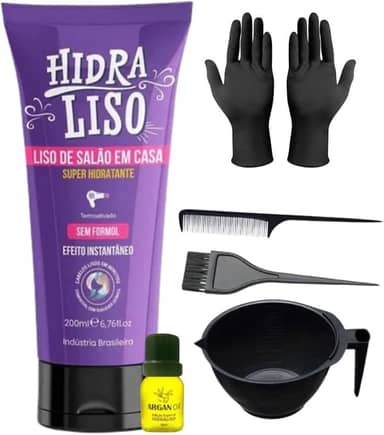 Alisante Para Cabelo HidraLiso Progressiva De Chuveiro 200Ml