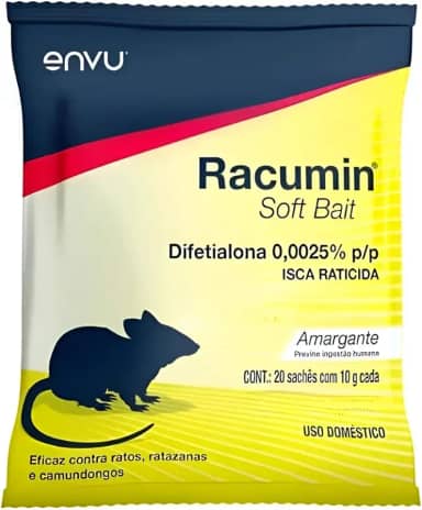 Racumin Soft Bait 200g Isca Fresca para Controle de Roedores