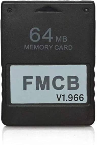 Cartão de memória Rgeek FreeMcBoot FMCB 1.953 PS2 64 MB para Sony PlayStation 2 PS2, basta ligar e usar, para ajudar você a iniciar jogos no seu disco rígido ou disco USB