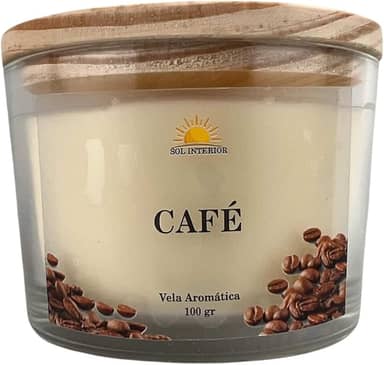 Vela Aromática Artesanal, 9 Fragrâncias Disponíveis, Baunilha, Capim Limão, Lavanda, Bamboo, Alecrim (Café)