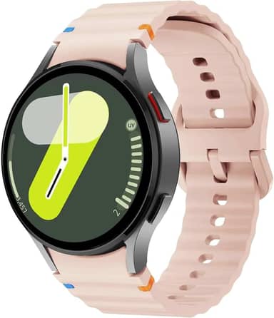 Pulseira para Galaxy Watch 7 40 e 44 mm de Silicone Premium - Compatível com Samsung Galaxy Watch 4, 5, 6, 7 e FE - FD Acessórios