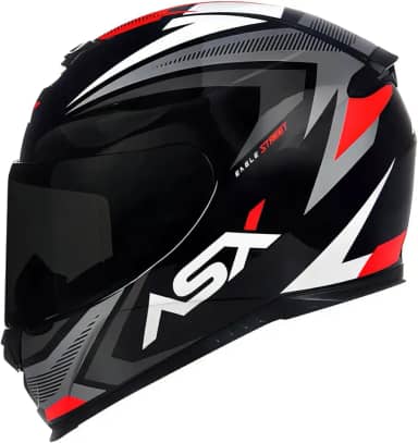 Capacete Asx Axxis Eagle Street Feminino Masculino Cor Grafite + Viseira Fumê (58)