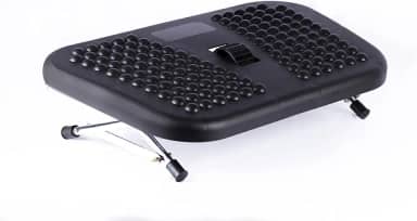 Apoio Pés Ergonômico Roldana Central 1.5.2.1 Preto Resolve