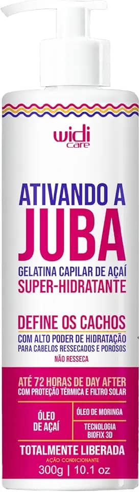 Widi Care Gelatina Super Hidratante Ativando a Juba 300g