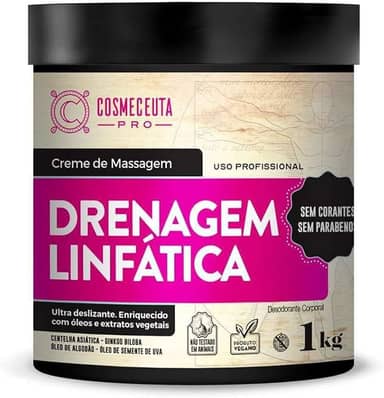 Cosmeceuta cr mass drenagem 1kg linfatica