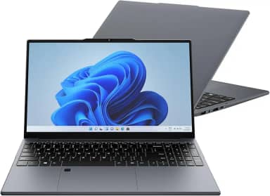 Notebook Huitbat TK-R15 AMD Ryzen 5 3500U, 8GB RAM, 256GB SSD, Tela 15,6" LED IPS Full HD, HD Cam, Reconhecimento de Impressão Digital, Windows 11 Pro, Cinza