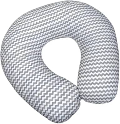 Almofada de amamentaçao Poá Cinza- Travesseiro de amamentar