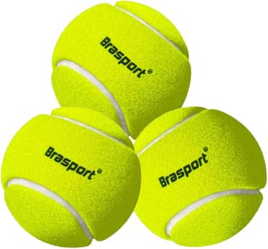 Kit 3 Bolinha de Tênis Verde 3 Unidades Para Treinamento Beach Tennis