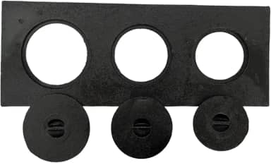 Chapa Mineira Para Fogão A Lenha 3 Furos Com Tampa de Ferro Fundido