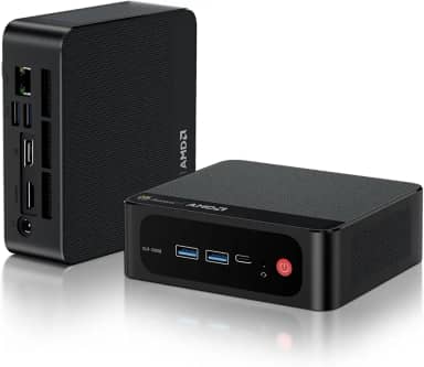 Beelink SER6 Pro Mini PC, AMD Ryzen 7 6800H (até 4,7 GHz) 8C/16T, mini computador 32GB DDR5 RAM 500GB NVME SSD, mini computador desktop 4K @60Hz tela tripla/WiFi6/BT5.2 para jogos/casa/escritório