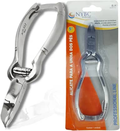 NYBC Beauty Alicate de Unha dos Pés 5 1/2" (14,0 cm) - Corte Preciso e Seguro para seus Pés