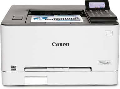 Canon Color imageCLASS LBP633Cdw - Impressora a laser duplex sem fio, função única, escritório em casa, pronto para celular, 1 ano de garantia limitada, 22 PPM colorido, branco
