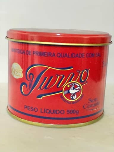 MANTEIGA TURVO SEM CORANTES E SEM CONSERVANTES LATA DE 500 GRAMAS