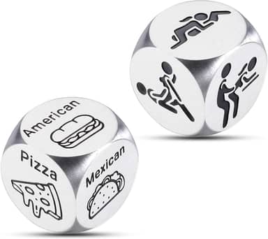 Aniversário de 1º ano, presente de casamento de 1º aniversário para ele, dados de comida, presentes de casal de aniversário de um ano, presentes de namoro de 1 ano para ela, presentes para aniversário