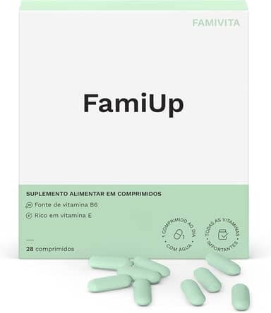 FamiUp - Com vitaminas antioxidantes e minerais essenciais para a fertilidade masculina (04 Semanas)