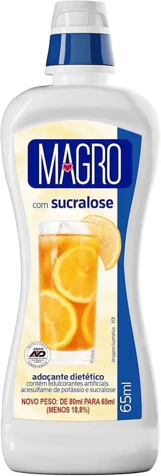 Adoçante Magro com Sucralose Líquido 65ml
