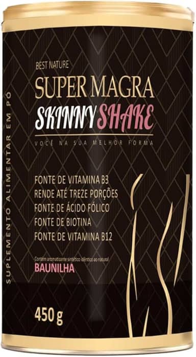 Super Magra Shake De Emagrecimeto Rapido 21g Proteina 18 Vitaminas Minerais