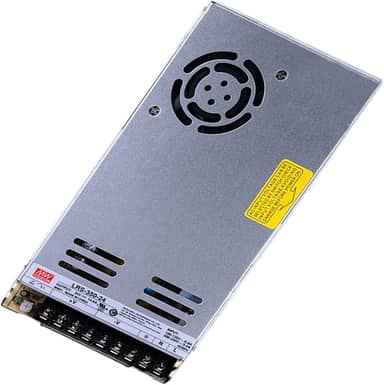 Mean Well 350W Fonte De AlimentaçãO Cc De SaíDa úNica Com ComutaçãO VariáVel 24V 14.6A, (LRS-350-24 24V/14.6A/350W/Single Supply)