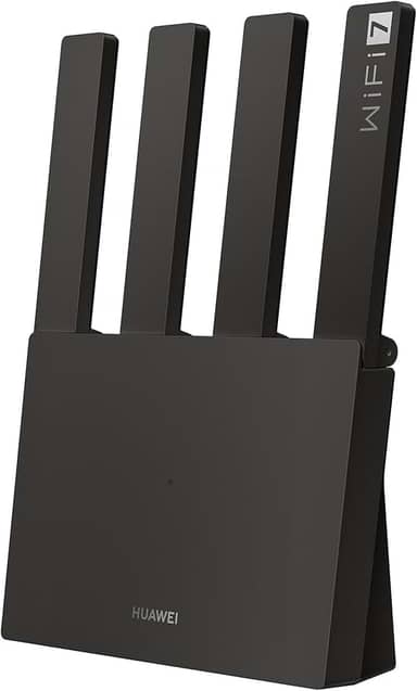 Roteador, HUAWEI WiFi BE3, Wifi 7, 3.6 Gpbs Dual-Band Wi-Fi 7, Visualização de Diagnóstico WiFi, Controle Parental, Preto
