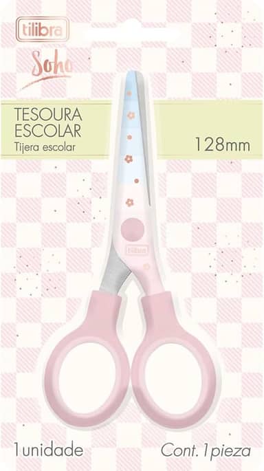 Tilibra - Tesoura Escolar 128mm Soho - Tilibra