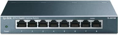 Switch TP-Link TL-SG108, Gigabit, 8 portas 10/100/1000Mbp