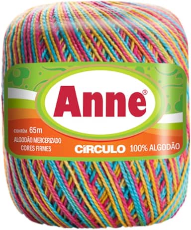 Linha Anne 65m 19g Multicolor Mesclada 9976 PARQUE