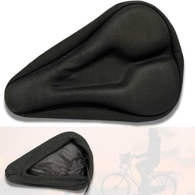 Capa de Selim Banco Assento de bicicleta, almofada em Gel para bicicletas e Bikes ergométricas com banco Fino. R78