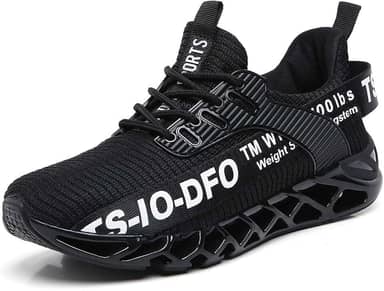 Tênis de corrida esportivo masculino de malha respirável para corredores de trilha