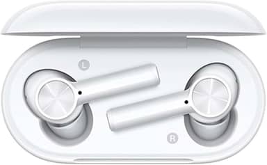 OnePlus Buds Z – Fones de ouvido intra-auriculares sem fio verdadeiros com estojo de carregamento, branco – carregamento rápido, graves profundos, confortáveis e leves, IP55, branco brilhante