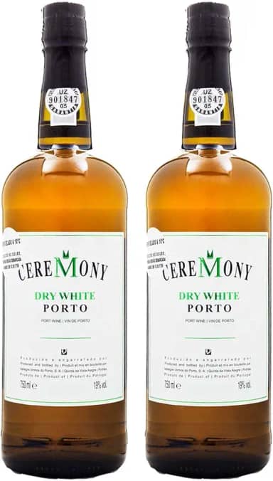 Kit 2x Vinho do Porto Português Ceremony Branco 750ml