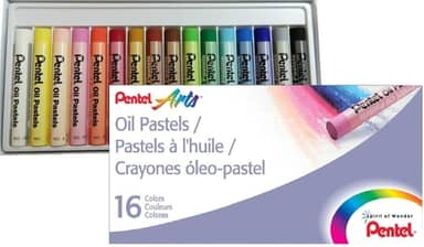 Pentel Giz Pastel Oleoso 16 Cores PHN-16