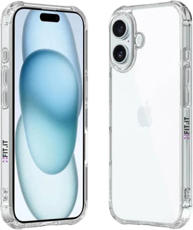 Capa Anti Impactos Airbag Capinha Compatível com iPhone 16 (Transparente, iPhone 16)