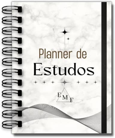 EMF Planners, Planner de Estudos EMF - Mármore - Planejamento estratégico - A5