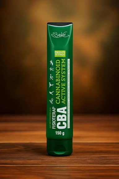 Gel Massageador Fisioterápico Canabinóide, Sistema Ativo, 150g