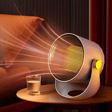 Aquecedor Residencial Elétrico Econômico com Aquecimento Cerâmico PTC Pequeno para Escritório Casa Inteira Envio