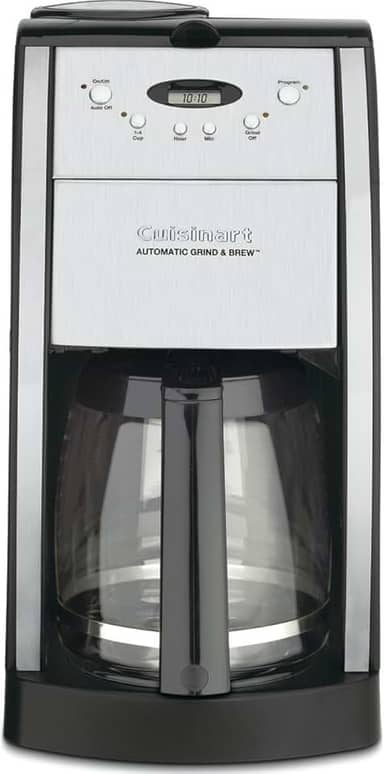 Cuisinart Máquina de café automática DGB-550BKP1, copo para 12 xícaras, preto