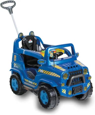 Calesita - DIIPI POLICIA - Jeep policia de guiar e pedalar